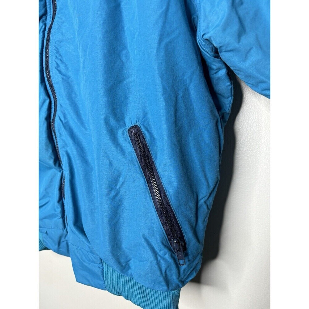 Vtg PATAGONIA Fleece Lined Winter Ski Bomber Jacket Full Zip Blue Youth 11/12 - Picture 12 of 15